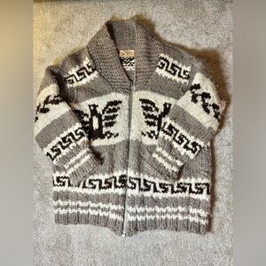 Authentic Cowichan hand knit sweater